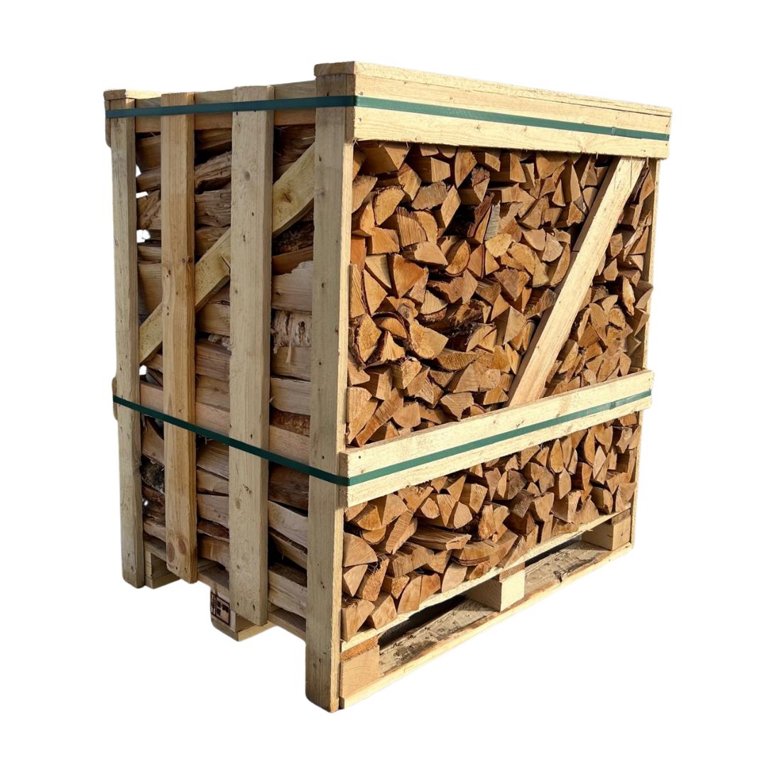 Kiln Dried Birch Firewood Crate - Small Logs