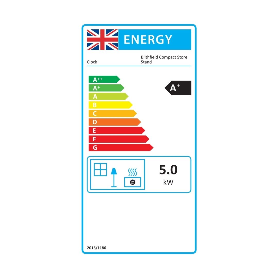 Clock Blithfield Compact 5 Store Stand Multi Fuel Stove - 5kW
