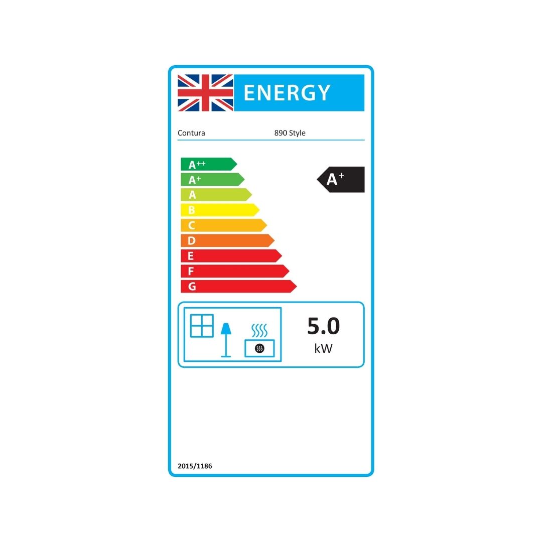 Contura 890 Style Wood Burning Stove - 5kW