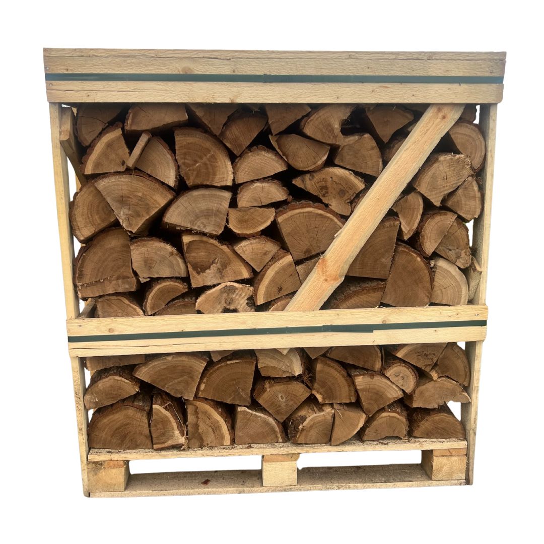 Kiln Dried Oak Firewood Crate - Large Logs